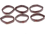 OKUMEYR 10 Pcs Watch Bands Strap Watch Strap Hoops Watch Bands Brown Watch Bands Retainer