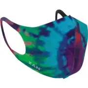 Zan Headgear Two Pack Face Mask One Tie Dye Design And Solid Black - FMLW428