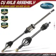 2x Front Driver & Passenger CV Axle Assembly for Nissan Quest 2011-2015 V6 3.5L (for: Nissan)