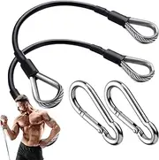 Gym Cable Extension - 2X Pulley System Fitness Cable - Fitness Pulley Cable, Multifunctional Home Gym Cable, Fitness Pulley Workout Cable for Home Exercise Fitness