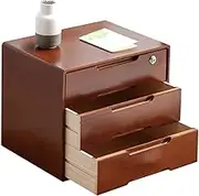 Office Filing Cabinets for Home Office Storage Drawers Solid Wood Storage Box, Desk Organizers with Lock, Office & Homeschool Desk Drawers Organizer and Accessories (Size : 2 Floors)-2 Floors
