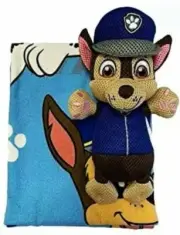 PAW PATROL CHASE & MARSHALL Bath Towel & Scrubby 2pc Set 25" x 50" NWT Tub Toy