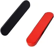 Metal Ballpoint Pen Case, 2 Pack Pen Gift Boxes Metal Ballpoint Pen Case Pencil Holder, Fountain Pen Box Jewelry Empty Case with Cushion, Ideal Gift for Writers and Professionals(Black， red)