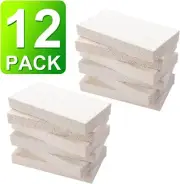 12 Pieces Insulating Fire Brick for Ovens Kilns Fireplaces Forges 9 x 4.5