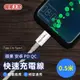 【嘟嘟太郎-Type-C to Type-C快充線(0.5米)】手機充電線 電源傳輸線 快充線