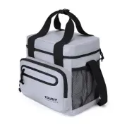 Large Lunch Bag 14L Insulated Lunch Box Lunch Cooler for Men&Women Work, Gray
