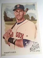 2019 Topps Allen & Ginter Jumbo 5x7 J.D. Martinez Red Sox 56 02/49