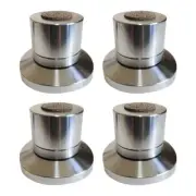 4PCS Stainless Steel FE Large Audio Stand Spike Foot Pad for Audio Speakers/Amp