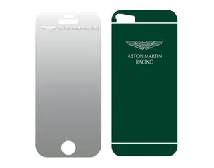 英國原廠授權 Aston Martin Racing iPhone 5 / 5S 專用 前後保護貼組【出清】【APP下單最高22%點數回饋】