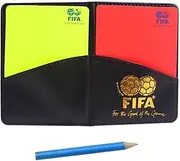 MiaoDuo New Sport Football Soccer Referee Wallet Notebook with Red Card and Yellow Card