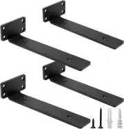 Heavy Duty Floating Shelf Brackets 8-Inch (1/5'' Thick) Hidden Shelves Hardware