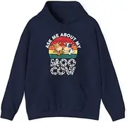 [X.Style] Ask Me About My Moo Cow Toddlers Boys Girls Cows Print ds032 Hoodie Navy 2XL