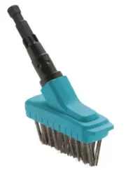 Gardena Broom Brush Combination System For Grout Cleaning IN Exterior