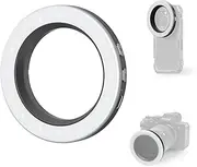 [SMALLRIG] Vibe P30 67mm Ring LED Video Light, Compact Powder-Size Bi-Color Light with High CRI ≥90, Compatible for 67mm Phone Mounts/Cases/Lenses, for Content Creation, Live Streaming -4873