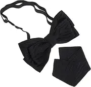 [HAPINARY] 1 Set Receive Flowers Mens Hankies Bow Ties for Boys Suite for Boys Men Pocket Squares Red Bow Ties for Men Groom Bow Ties Bow Ties for Bridegroom Bow Ties for Groom Wedding 6cm