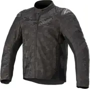 Alpinestars T SP-5 Rideknit Camo, textile jacket , color: Black/Grey , size: S