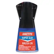 Loctite Super Glue Brush On, 0.17 oz, Clear