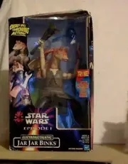 Star Wars Collectible. Jar Jar Binks 12" Figurine. Mint in Box. Electronic