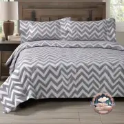 Bed-Dtime - Twin Size Bed Sheets - 4-Piece of Fine Brushed Microfiber Deep