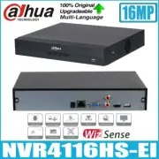 Dahua 16MP NVR NVR4116HS-EI 16CH Compact 1U 1HDD WizSense Network Video Recorder
