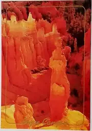 Bryce Canyon National Park Utah Limestone Plateau Sun Shining Vintage Postcard