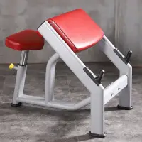 在飛比找Yahoo!奇摩拍賣優惠-【熱賣下殺】牧師凳健身椅二頭肌訓練凳健身房牧師椅健身器材二頭