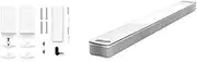 Soundbar Wall Bracket - White and Bose Smart Soundbar 900 - White