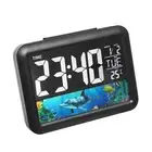 Alarm Clock Bedside Clock Color Screen, Creative Desk Clock Large Display LCD