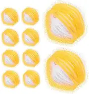 LIFKICH 10pcs Washing Hair Removal and Cleaning Balls Laundry Balls Clothes Cleaning Ball Clothes Washing Ball Clothing Washing Balls Lint Remover Lint Hair Catcher Polypropylene