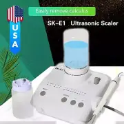 Dental Ultrasonic Piezo Scaler with Handpiece 5*Tips fit EMS Cavitron +2*Bottles