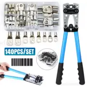 Crimping Tool Cable Lug Crimper Wire Plug Pliers Battery Terminal Assortment Kit