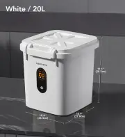 Joybos® Moisture Proof Pet Food Storage Bucket-US Only White 20L