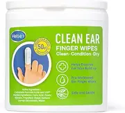 Helse Clean Ear Soothing Finger Wipes - Cleans, Conditions, Deodorizes and Dries Quick - 50 Count