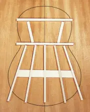 Adirondack Red Spruce BARITONE UKULELE Bracewood Kit, Brace Wood Set