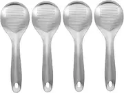 FUNOMOCYA Stainless Steel Ginger Cheese Grater 4pc Multifunctional Spoon Vegetable Zester Garlic Press