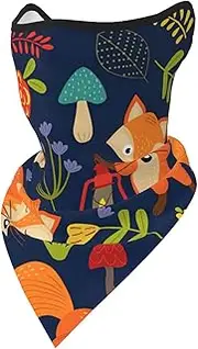 Cute Animal Fox Flower Face Mask Summer Cover Protection Balaclava Men Women for Beach Activities