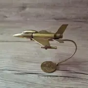 fighter aircraft model brass Trench Art