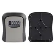 4 Digit Key Safe Lock Box Combination Wall Mount Security Storage Case Organizer