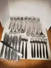 31 Pc NOS GS Gourmet Settings "Non Stop" 18/10 Stainless Steel Flatware Utensils