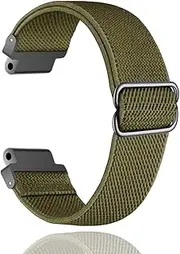 Watch Band Compatible with Garmin Forerunner 235 Adjustable Elastic band, Nylon Breathable Sports Replacement Wristbands for Forerunner 220/230/620/630/735XT/235Lite for Women Men