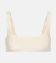 [Jade Swim] Jade Swim Rounded Edges terry bikini top AU 10 beige