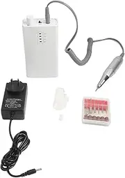 Portable Cordless Electric Nail Drill Machine 30000 RPM - Rechargeable High-Speed Manicure and Pedicure Device for Salon and Home Use