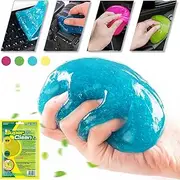 4 Pack Cleaning Gels, Super Clean Slime Universal Auto Detailing Tools Car Interior Cleaner Putty, Dust Cleaning Mud for PC Tablet Laptop Keyboard, Car, Air Vents, Camera, Printers, Calculator