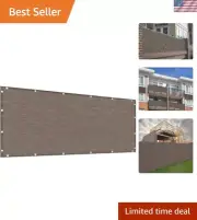 HDPE Privacy Screen Mesh for Pool, Patio, Deck, Balcony, Railing, Fence. No B...