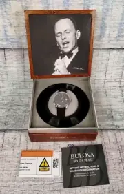 Bulova 96B345 Frank Sinatra "Best Is Yet To Come" Automatic Watch Box & Tags