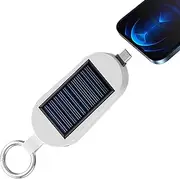 Solar Battery Keychain - 3000mAh Solar Powered Keychain Keychain Hiking Keychain Bank | Type C Charging Keychain With Advanced Chip Solar Powered Keychain For The
