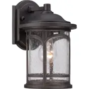 Roseto QZWS3076 Clinton 1 Light 11" Tall Outdoor Wall Sconce