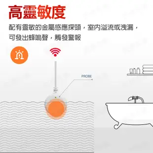 TUYA智能生活 【漏水感應器ZB 】 淹水感測器 搭配中樞可homekit 漏水感測 水位監測