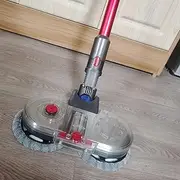 [EZ SPARES] Mop Head Attachment for V11 V10 V8 V7 V15 Cordless Stick Vacuum Cleaner,Detachable Water Tank,with 6 Washable Mop Pads and Water Cup,Hardwood Floor Cleaner Attachment,Mopping Machine