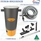 Electron(EVS) FB 300 Ducted Vacuum System (Bag) with 9M Hose Kit and Attachments